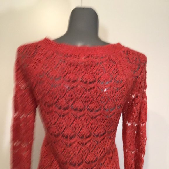 Aeropostale V-Neck Loose Knit Sweater Size S - Picture 5 of 12